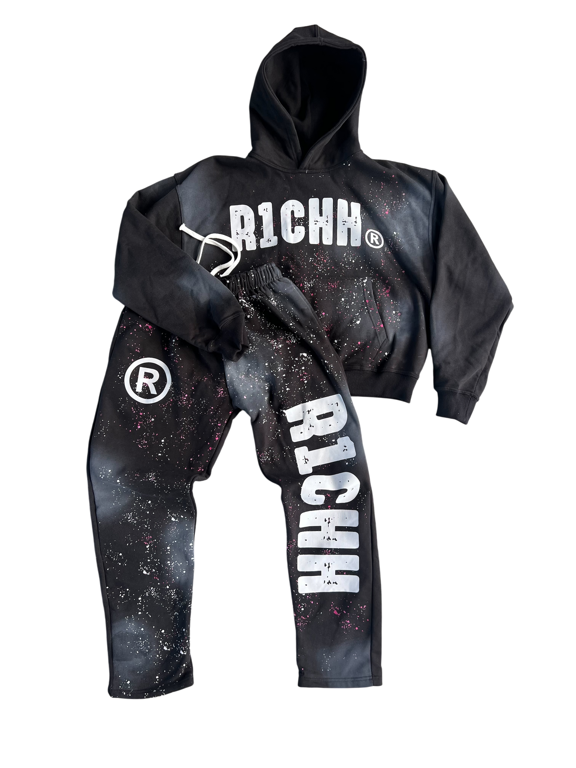 R1CHH Sweatsuit - Black